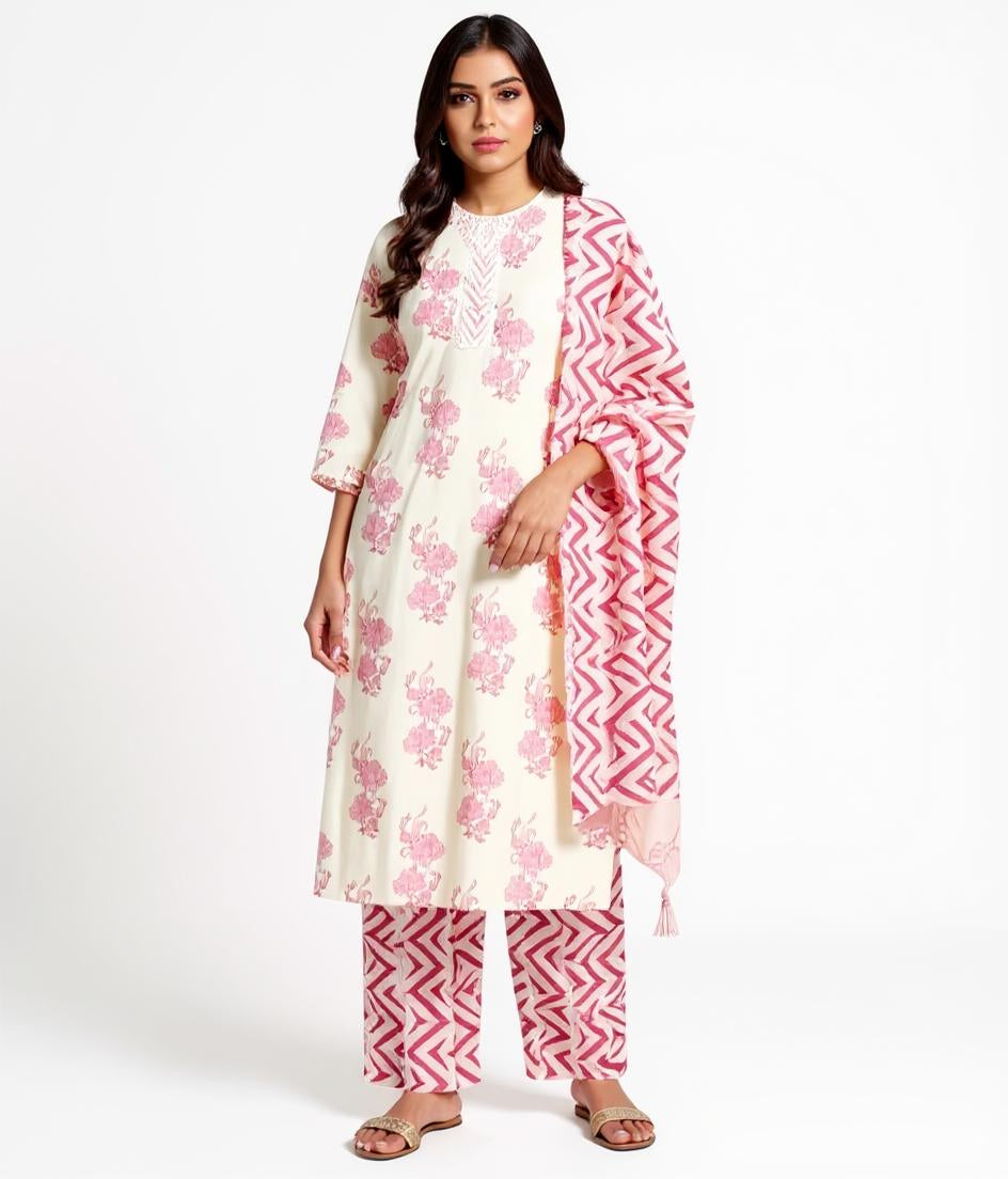 Ladies 3 Piece Kurta Set